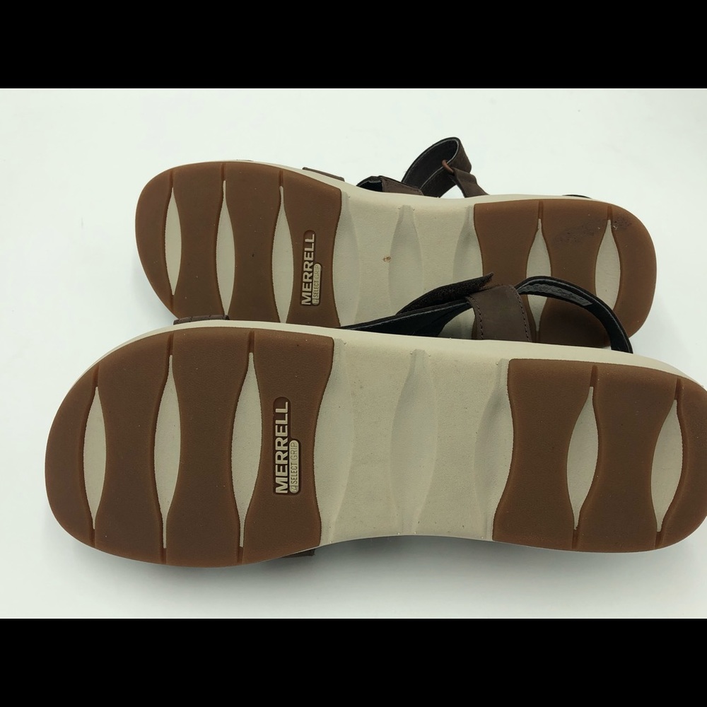 Merrell Kalari Sandals New Bracken Leather Sz 11 - Picture 3 of 8